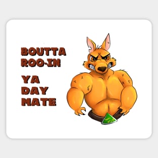 buff roo Sticker